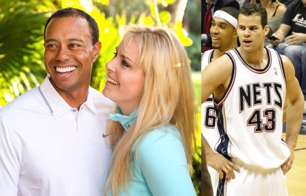 Lindsey Vonn was allegedly dating Kris Humphries before romancing Tiger Woods