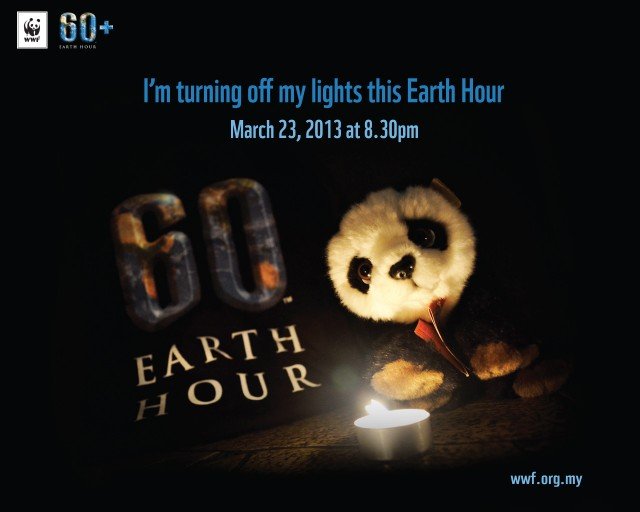 Millions of people around the world switch off their lights for an hour to mark Earth Hour on the last Saturday of March each year