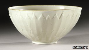 The 1,000-year-old Ding bowl from the Northern Song Dynasty was bought for $3 in 2007