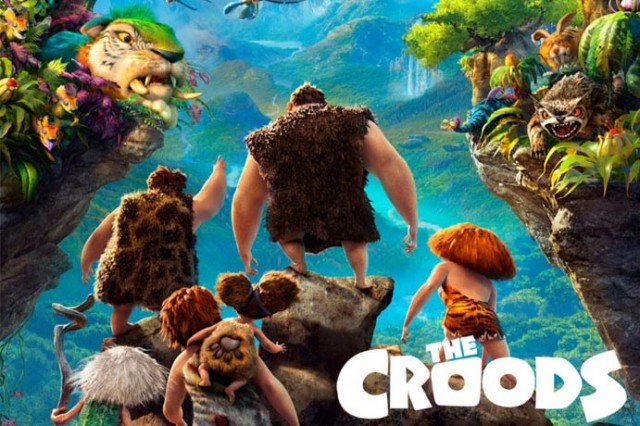 The Croods topped the North American box office with $44.7 million in its first weekend in US and Canadian cinemas