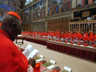 The process of electing a successor to Benedict XVI is under way