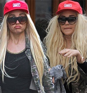 Amanda Bynes has changed her outrageous hair extensions which covered up her shaved head