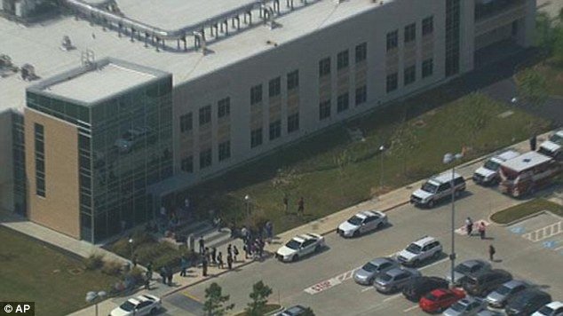 At least 14 people have been wounded in a mass stabbing after a man ran amok at Lone Star College in Houston