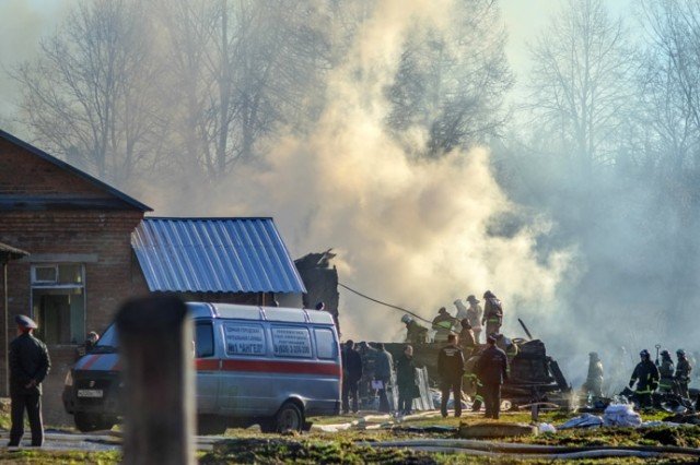 At least 38 people are feared dead after a fire swept through the No 14 psychiatric hospital in Ramenskiy village