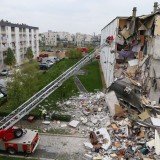 At least three people have been killed by an explosion that partly destroyed a block of flats in the northern French city of Reims