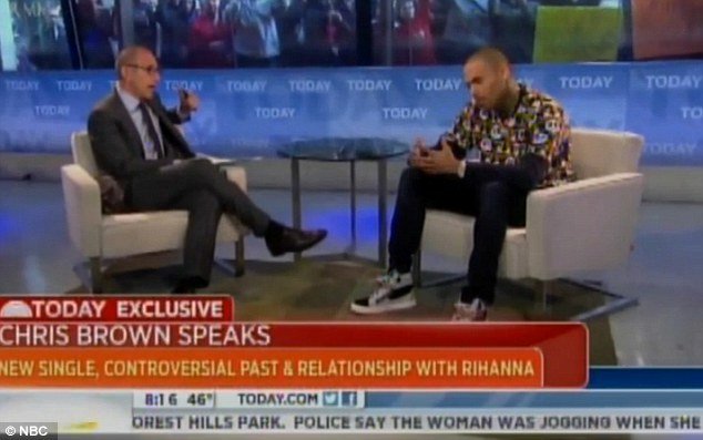 Chris Brown once again opened up about vicious attack on Rihanna with Matt Lauer on the Today show