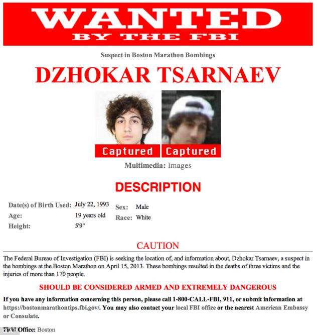 Dzhokhar Tsarnaev may have tried to kill himself rather than surrender to police after he was cornered in David Henneberry’s backyard boat in Watertown