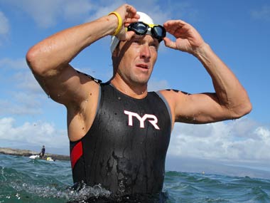 Former cyclist Lance Armstrong is planning to return to competitive sport as a swimmer