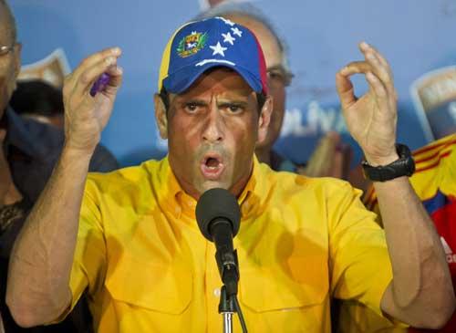 Henrique Capriles Radonski, the defeated Venezuelan presidential candidate, has demanded a recount of votes, rejecting the election of Nicolas Maduro