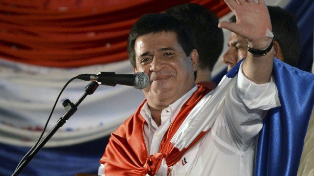 Horacio Cartes has been elected as the new president of Paraguay
