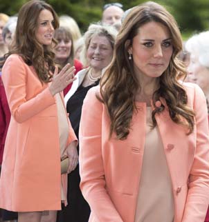 It was Kate and William second wedding anniversary, but it was business as usual for the Duchess of Cambridge as she visited Naomi House Children’s Hospice 