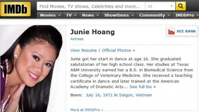 Junie Hoang, who sued Amazon after her date of birth was posted on its IMDb, has had her claim rejected by a jury in Seattle