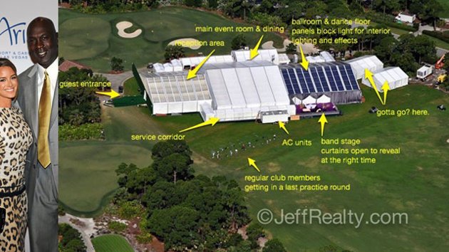 Michael Jordan married Yvette Prieto on April 27, in a jaw-dropping 40,000 sq ft wedding tent in Palm Beach