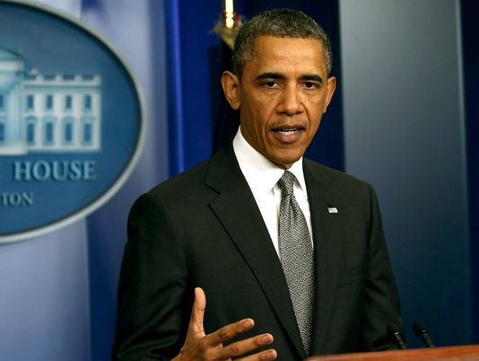President Barack Obama has condemned the Boston Marathon bombings as a terrorist act