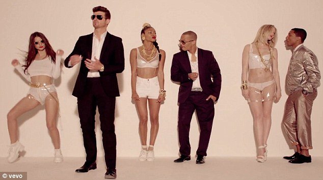 Robin Thicke's music video for Blurred Lines has been branded too hot for YouTube and has been banned from the website