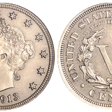 The 1913 Liberty Head nickel, one of only five such coins, has been sold for $3.1 million at a Heritage auction in Chicago