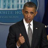 The Secret Service has intercepted a letter addressed to President Barack Obama containing a "suspicious" substance