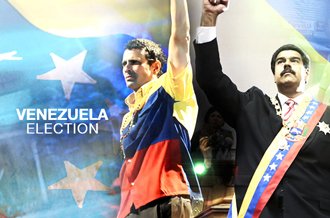 Venezuela’s Acting President Nicolas Maduro, chosen by Hugo Chavez as his successor, is running against Henrique Capriles Radonski, currently governor of Miranda state