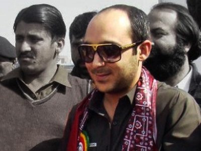 Ali Haider Gilani, a candidate for the Pakistan Peoples' Party, was seized in the central city of Multan