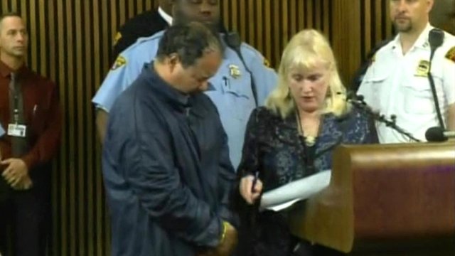 Ariel Castro, who is accused of imprisoning three women for about a decade in Cleveland, has made his first court appearance