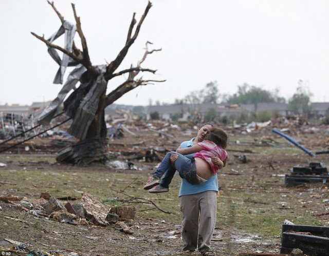 At least 51 people have been killed after a huge tornado tore through Oklahoma City suburbs