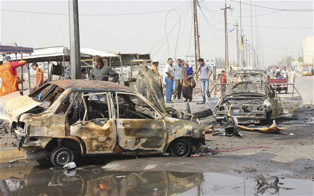 At least 54 people have been killed and many others injured in a series of car bomb attacks in Iraqi cities Baghdad, Basra and Samarra