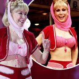 Barbara Eden donned her iconic costume for the opening ceremony of the 21st Life Ball in Vienna