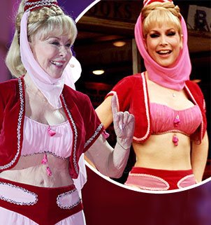 Barbara Eden donned her iconic costume for the opening ceremony of the 21st Life Ball in Vienna
