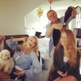 Christie Brinkley with her daughter Sailor