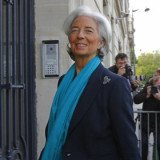 Christine Lagarde has arrived at a court in Paris for questioning over a payout to controversial tycoon Bernard Tapie during her time as finance minister