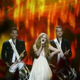 Danish Emmelie de Forest had been the overwhelming favorite among the 26 entries, with her song Only Teardrops.