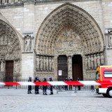 French police says a 78-year-old man, named as Dominique Venner, has killed himself inside the cathedral of Notre-Dame de Paris, causing its evacuation.