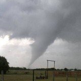 Homes were destroyed when the tornado hit Granbury, 70 miles west of Dallas, late on Wednesday