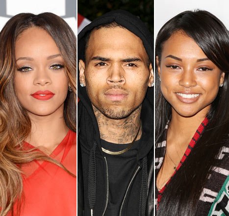 It appears Chris Brown and Karrueche Tran are cool friends and Rihanna is OK with them hanging out from time to time
