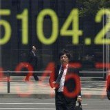 Japan’s shares have climbed past the 15,000 mark for the first time since January 2008, as the yen continues to weaken