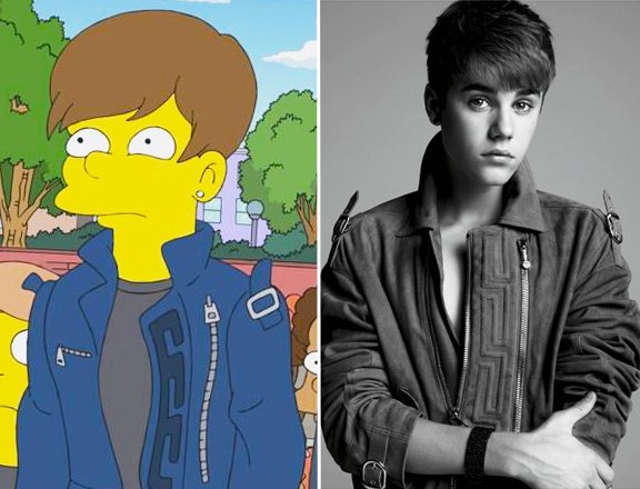 Justin Bieber has made a brief cameo in an episode of The Simpsons