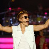 Justin Bieber was attacked by a male fan during a piano performance on Dubai stage on Sunday