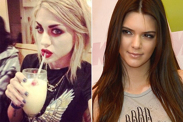 Kendall Jenner has hit back after Frances Bean Cobain branded her an idiot