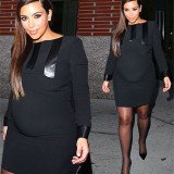 Kim Kardashian looked simply stunning as she stepped out for dinner at Cipriani in New York with her mother Kris Jenner and Jonathan Cheban