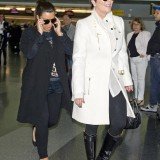 Kim Kardashian, who up until now has only worn flats for trips to the gym, ditched the sky high shoes and slipped into some far more comfortable ballet pumps