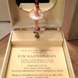 Kim Kardashian's baby shower is scheduled for June 2 and music box invitations have been already sent out for the event