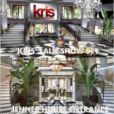 Kris Jenner has created a near duplicate of the Art Deco entrance hall in her Calabasas, California mansion for the set of her new chat show Kris, which premieres July 15