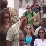 Michael Jordan and his new wife Yvette Prieto surfaced in Greece on Thursday as they enjoyed their honeymoon