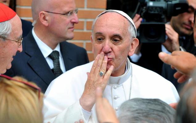 Pope Francis has condemned mafia groups for exploiting and enslaving people
