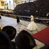 Shalom Rokeach and Hannah Batya Penet wedding in Jerusalem was attended by 25,000 Ultra Orthodox Jews of Hasidic dynasty Belz Rebbe