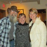 Si Robertson, his wife Christine and their daughter Trasa