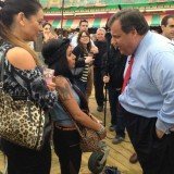 Snooki went head to head with New Jersey Governor Chris Christie on Friday at the reopening of the Seaside Heights' boardwalk