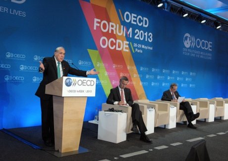 The OECD has revised its growth forecasts for the eurozone and called on the European Central Bank to consider doing more to boost growth