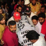 The funeral of the murdered vice-president of Pakistan's PTI party, Zahra Shahid Hussain, has been held at a mosque in Karachi