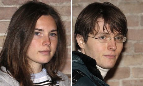 Amanda Knox and her former boyfriend Raffaele Sollecito were caught hugging and kissing during a secret reunion in New York this 